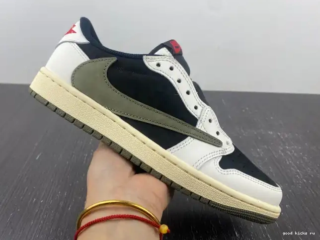 Scott Air Jordan Olive Low Travis 1 WMNS OG x DZ4137-106 0624